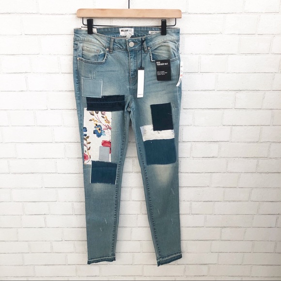 WILLIAM RAST Patchwork Skinny Jeans - Picture 7 of 7